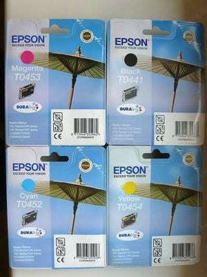 Epson T04524010 original nyomtatópatron ; Epson T0452 eredeti kék  tintapatron  = 2.252.-Ft  - kép 3