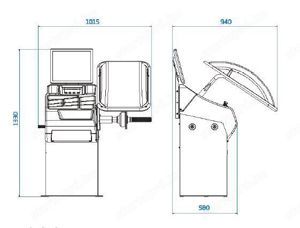 Kerékkiegyensúlyozó gép, MS 220V - kép 2