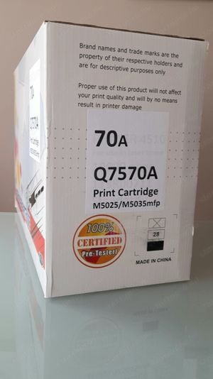 HP Q7570A nyomtató toner ; hp 70A toner ; Hp 7570 toner = 8890.-Ft - kép 3