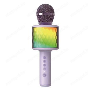 Karaoke Vezeték nélküli Bluetooth mikrofon hangszóróval - LED fényekkel Több színben is választható 