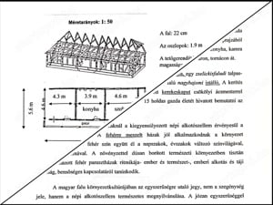 Rinyakovácsi lakóház modellje- makett ajándékokkal - kép 10