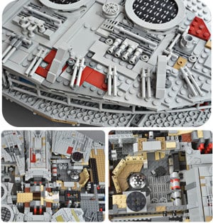 Lego komp. Star Wars 75105 Millenium Falcon Lepin 1380db ÚJ - kép 6