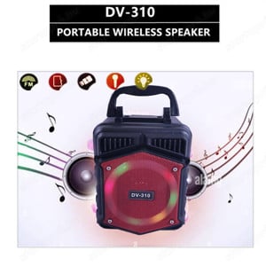 DV-310 bluetooth hangszóró portable wireless speaker MP3 player, support TF card expansion