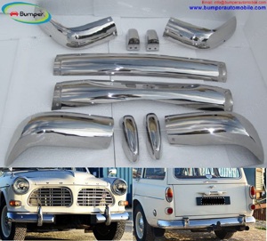 Volvo Amazon style EU   USA   Station Wagon Estate P220 bumper (1956-1970) new  - kép 4