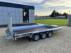 Új SEBAL Bau 400 S - 3 tengelyes (395 x 180 cm) gépszállító utánfutó - kép 3