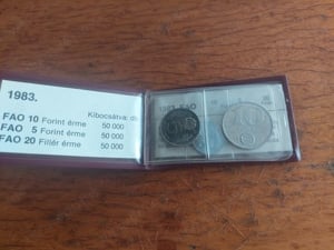 1983 FAO érme sor BU 10 forint   5 forint   20 fillér - kép 1