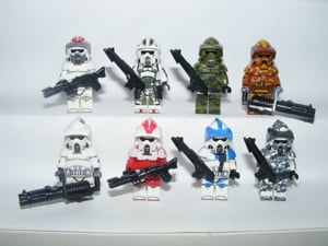 Lego Star Wars ARF trooper figurák Forest Kamino Geonosis Jungle Camo figura - kép 4