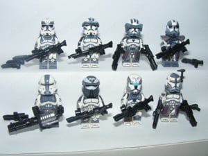 Lego Star Wars figurák Wolfpack trooper Sergeant Regiment Commando figura ÚJ - kép 6