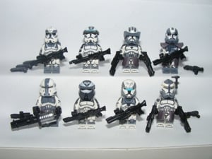 Lego Star Wars figurák Wolfpack trooper Sergeant Regiment Commando figura ÚJ - kép 3