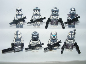 Lego Star Wars figurák Wolfpack trooper Sergeant Regiment Commando figura ÚJ - kép 2