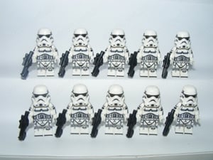 Lego Star Wars figurák Stormtrooper Birodalmi Rohamosztagos figura 10db ÚJ - kép 3