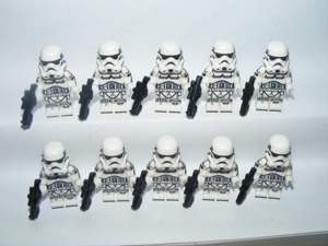 Lego Star Wars figurák Stormtrooper Birodalmi Rohamosztagos figura 10db ÚJ - kép 4