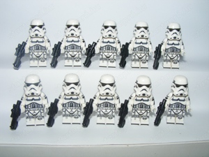 Lego Star Wars figurák Stormtrooper Birodalmi Rohamosztagos figura 10db ÚJ - kép 5