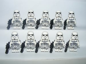 Lego Star Wars figurák Stormtrooper Birodalmi Rohamosztagos figura 10db ÚJ