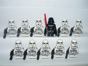 Lego Star Wars figurák Darth Vader + Birodalmi Rohamosztagos figura 10db ÚJ - kép 2