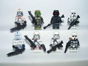 Lego Star Wars figurák Shadow Scout Heavy Assault trooper Commander Bacara ÚJ - kép 5