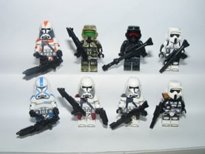 Lego Star Wars figurák Shadow Scout Heavy Assault trooper Commander Bacara ÚJ - kép 4