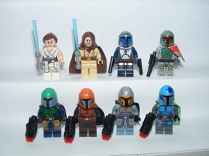 Lego Star Wars figurák Mandalóri Mandalorian katonák Rey Obi Wan ÚJ - kép 2