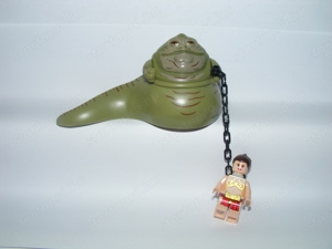 Lego Star Wars figurák Jabba a Hutt + Leia hercegnő rabszolga figura Új - kép 6