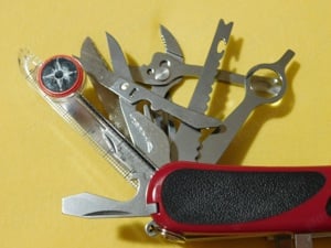 Victorinox Evogrip S54 Evolution Grip S54 Wenger piros-fekete 2.5393.SC, 32 funkciós svájci zsebkés - kép 8