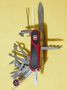 Victorinox Evogrip S54 Evolution Grip S54 Wenger piros-fekete 2.5393.SC, 32 funkciós svájci zsebkés - kép 7