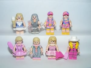 Lego Barbie figurák Barbi Ken figura 8db ÚJ - kép 3