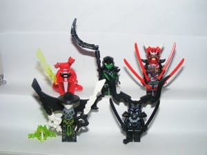 Lego Ninjago figurák Mr. E Fangdam kígyó Koponya varázsló Morro Oni figura ÚJ - kép 4