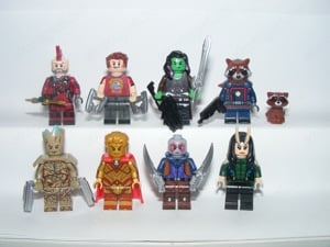 Lego Galaxis Őrzői figurák Drax Groot Mantis Yondu Gamora Űrlord figura 2024 ÚJ - kép 1