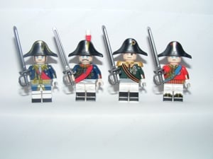 Lego Napóleon Napóleoni háborúk Tisztek hadvezérek Murat Kutuzov Welleslev Blücher ÚJ - kép 2