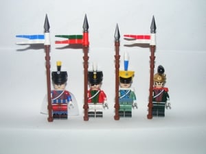 Lego Napóleon Napóleoni háborúk Szász Bajor Francia Egyiptomi könnyűlovas katona ÚJ - kép 2