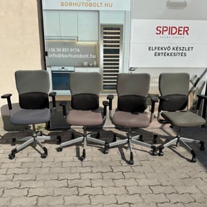 Steelcase Let's B forgószék, irodai gurulós szék, több db, használt