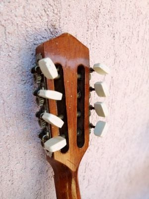 Lapos hátú portugál mandolin. Felújítandó állapotban. - kép 3