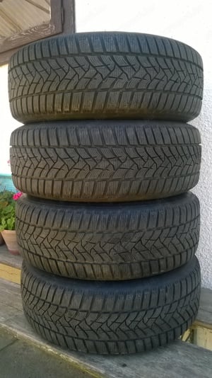 Eladó 4db 16-os 5x114,3-as FLW alu új 205 55R16 Dunlop téli gumival - kép 2