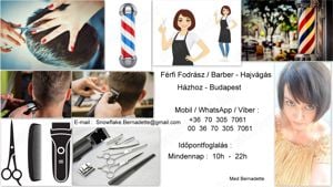 Fodrász -- Barber Házhoz Budapest összes kerületeibe  - kép 2