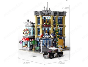 Lego komp. Creator Police Station Rendőrség Moduláris ház 3100db ÚJ - kép 4