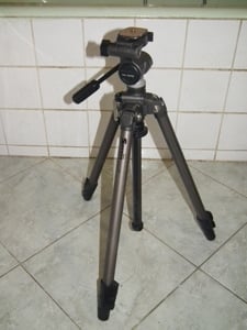 Profi masszív Velbon Sherpa 250R + PH-157Q gyors cseretalp fotó-video állvány tripod kamera állvány  - kép 7