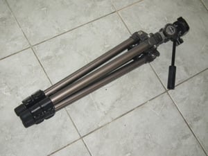 Profi masszív Velbon Sherpa 250R + PH-157Q gyors cseretalp fotó-video állvány tripod kamera állvány  - kép 4