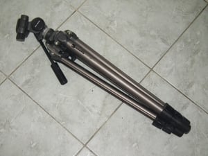 Profi masszív Velbon Sherpa 250R + PH-157Q gyors cseretalp fotó-video állvány tripod kamera állvány 