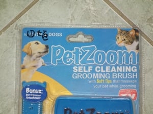 Pet Zoom szőrápoló szőrtelenítő kefe kutyáknak macskáknak - kép 2