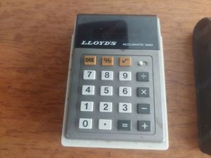 Retro LLoyds automatic 340 zsebszámológép - kép 7