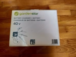 Gardenstar (Auchan márka) 40 V-os akkutöltő Gardenstar 40 V-os akkuk töltésére eladó, új - kép 2