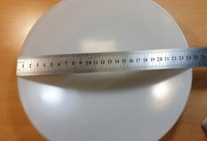 Ufo kerek lámpabúra eladó, 24,5 cm, matt fehér - kép 2