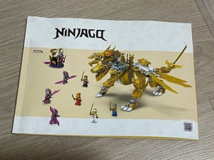 Lego komp. Ninjago 71774 Lloyd Ultra aranysárkánya arany sárkány LEPIN ÚJ - kép 4