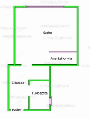 Kiadó 40 nm-es lakás Újlipótvárosban, liftes házban - kép 2