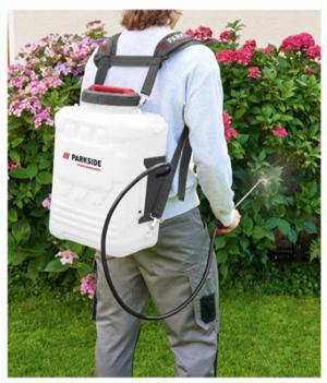 Parkside akkus permetező permetezőgép16 liter Parkside Performance Prdsp 20 Volt, új, 5 év garancia