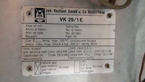 Vaillant VK29 1E 29kW öntöttvas gázkazán működő - kép 7