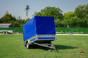 Új billenős utánfutó (250x135cm) - ponyva szettel - akciósan bruttó 668.000 Ft - kép 6