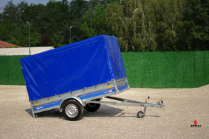 Új billenős utánfutó (250x135cm) - ponyva szettel - akciósan bruttó 668.000 Ft - kép 3