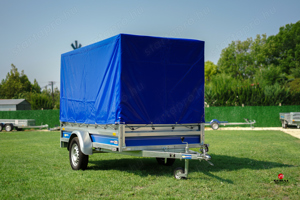 Új billenős utánfutó (250x135cm) - ponyva szettel - akciósan bruttó 668.000 Ft - kép 5