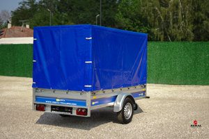 Új billenős utánfutó (250x135cm) - ponyva szettel - akciósan bruttó 668.000 Ft - kép 4